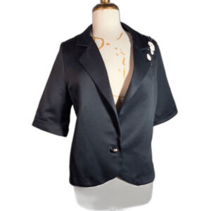 Ellen-D Kollection Blouse Size M 80's Vintage Mob Wife Energy Corporate Chic